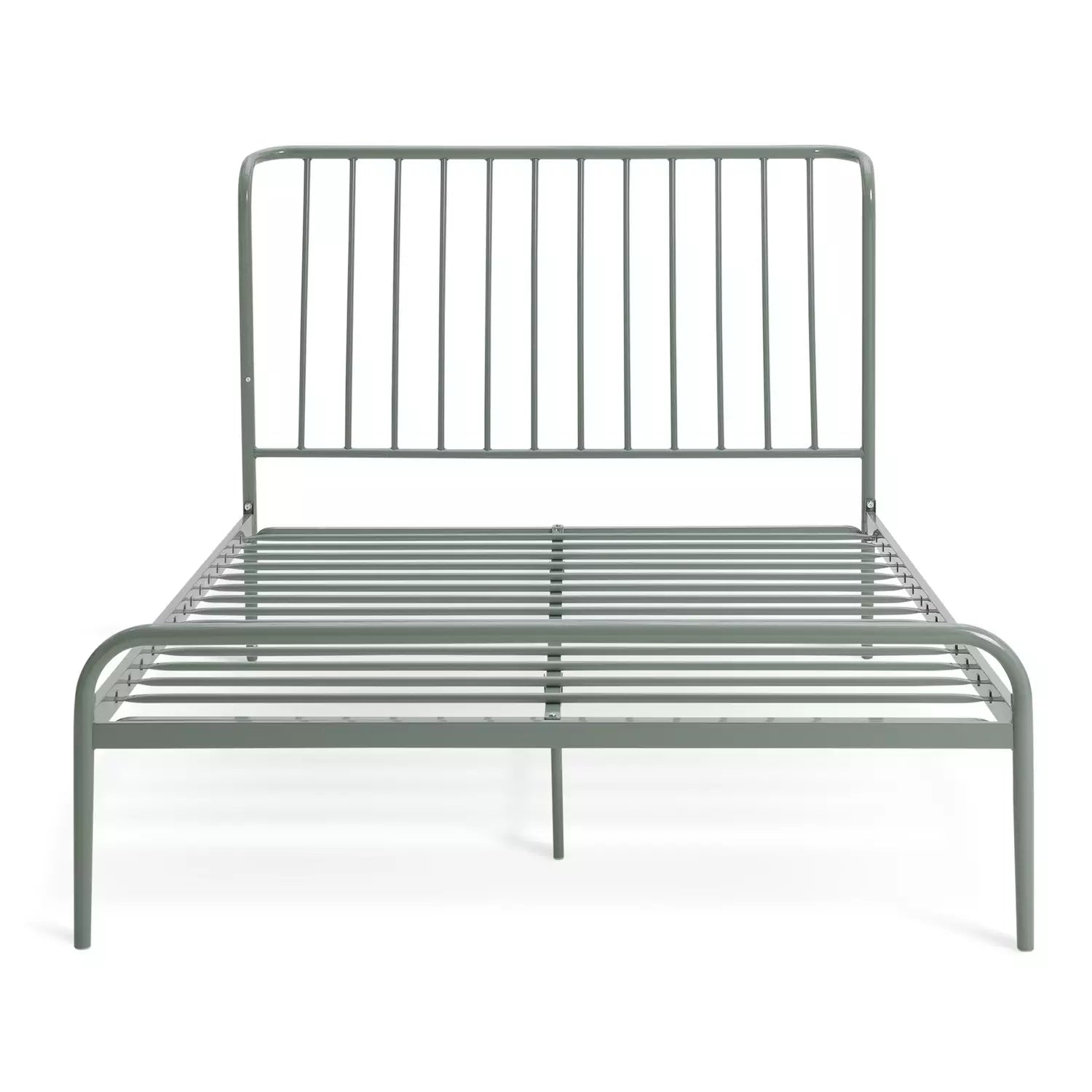 Habitat Kanso Small Double Metal Bed Frame - Sage Green
