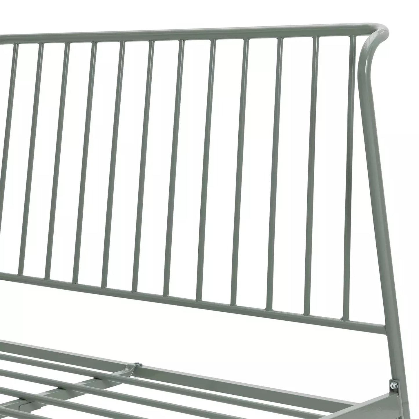 Habitat Kanso Small Double Metal Bed Frame - Sage Green