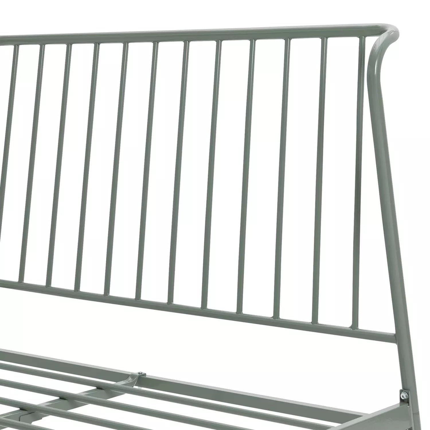 Habitat Kanso Small Double Metal Bed Frame - Sage Green
