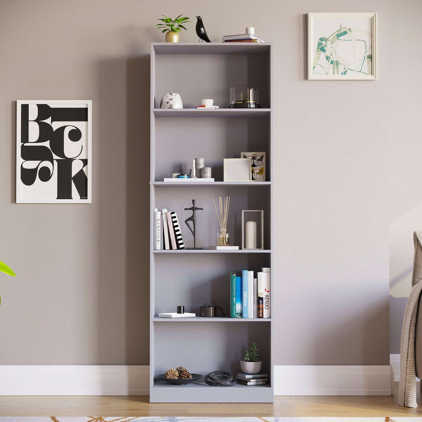 Lassic Vida Designs Cambridge 5 Tier Extra Large Bookcase