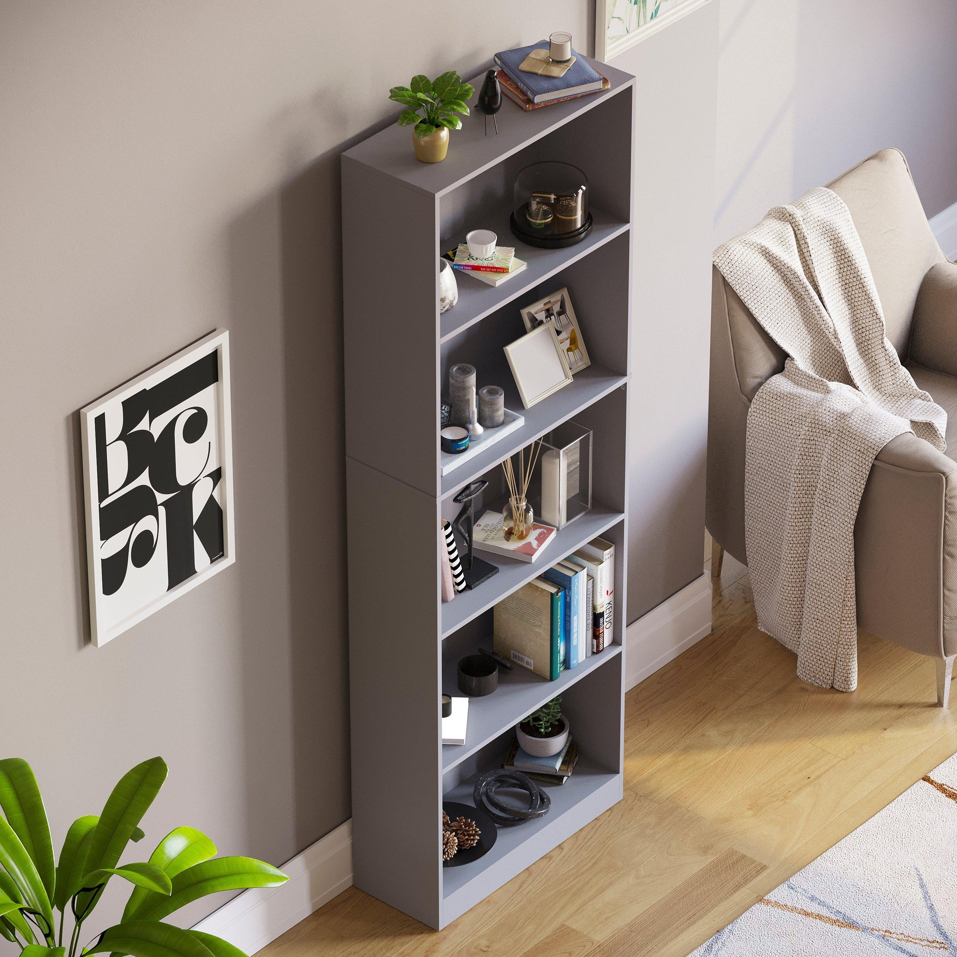 Lassic Vida Designs Cambridge 5 Tier Extra Large Bookcase