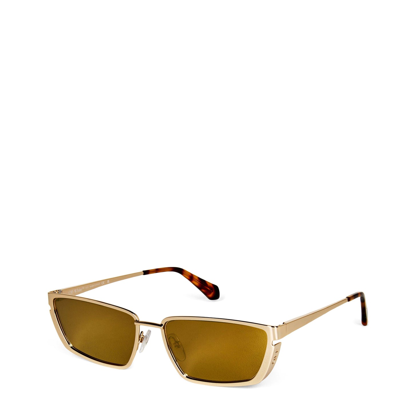 Off White Richfield 53mm Geometric Rectangle Sunglasses