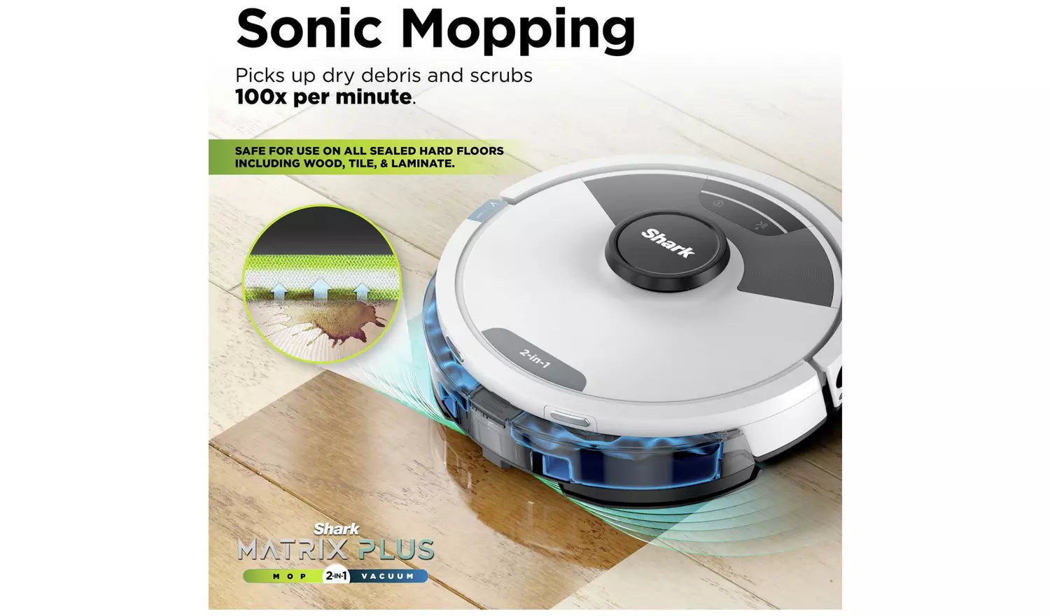 Shark Matrix Plus 2-in-1 Cordless Robot Vacuum & Mop