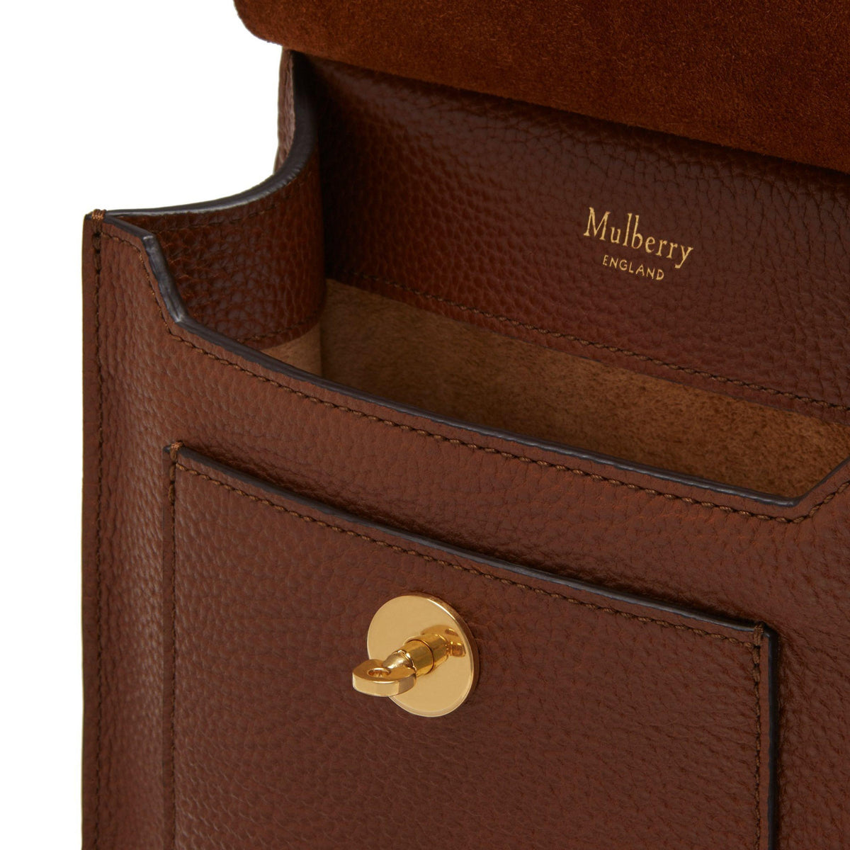 Mulberry Small Antony Leather Messenger Bag