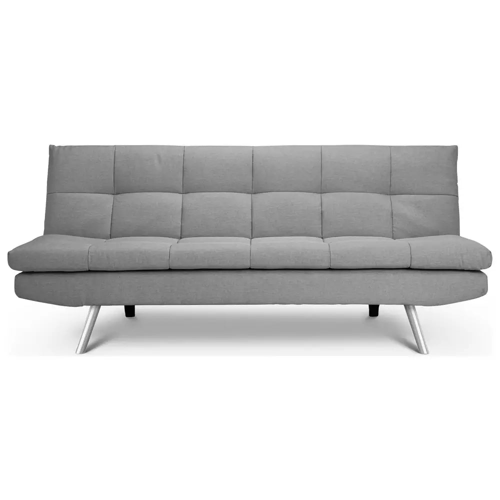 Argos Home Nolan Fabric 3 Seater Clic Clac Sofa Bed-Grey