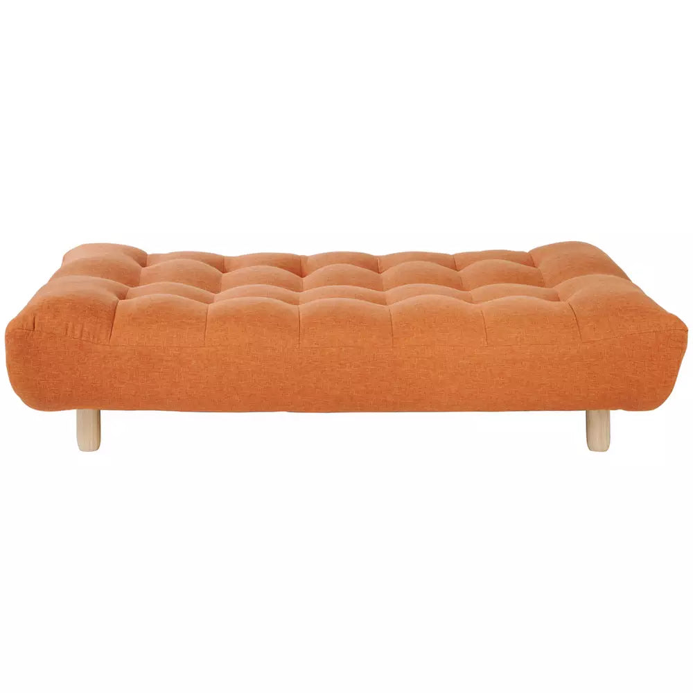 Habitat Kota 3 Seater Fabric Clic Clac Sofa Bed - Orange Red
