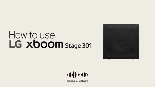 LG xboom Stage 301 Party Bluetooth Speaker - Black