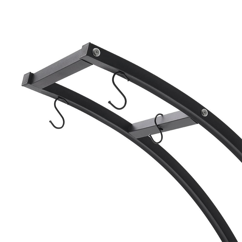 LIFE IDEAS 2x Half-Moon Plant Display Shelf with Wheels