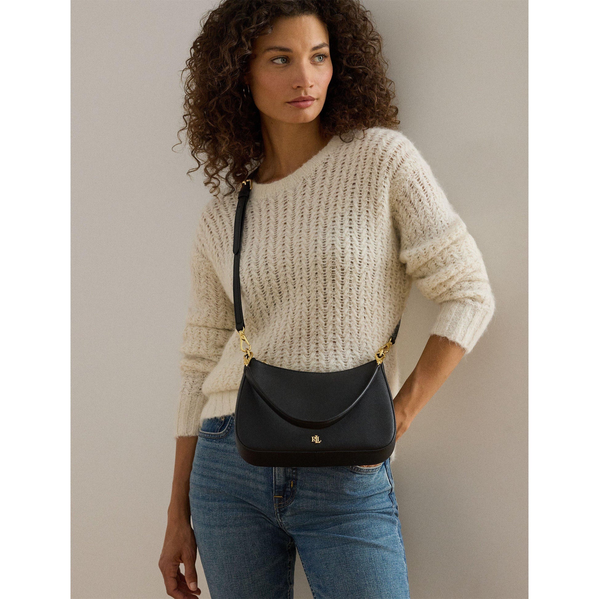 Lauren by Ralph Lauren Women's Danni Leather Shoulder Bag