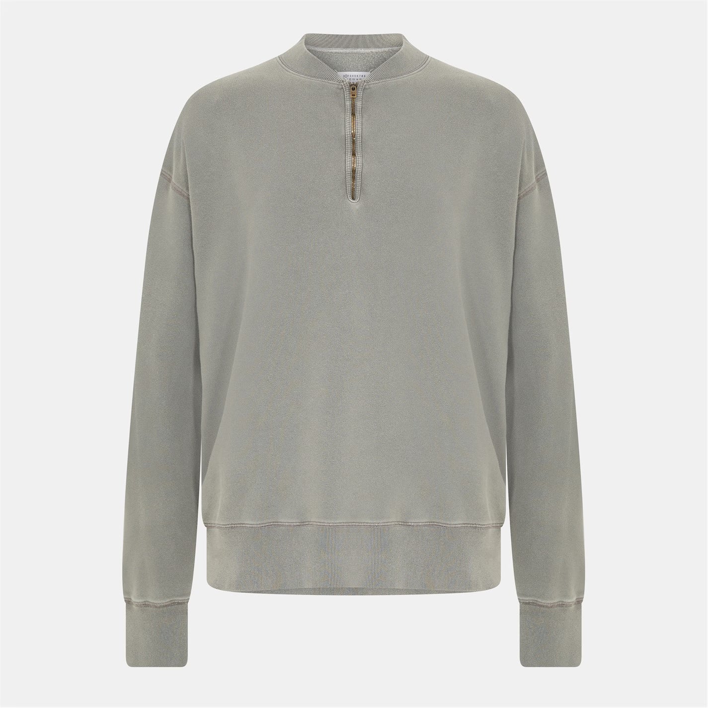 MAISON MARGIELA Men's quarter Zip Fleece Top
