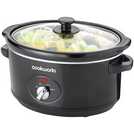 Cookworks 3.5L Slow Cooker - Black