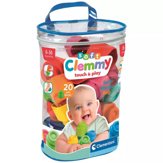 Clementoni Soft Clemmy Blocks Bag 20pcs