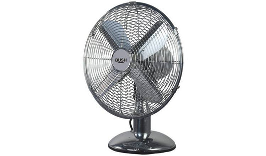 Bush Chrome Desk Fan - 12 Inch
