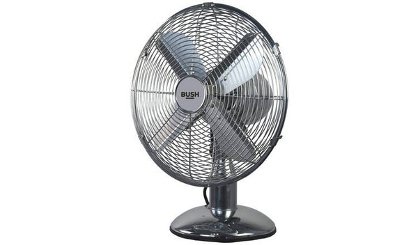 Bush Chrome Desk Fan - 12 Inch