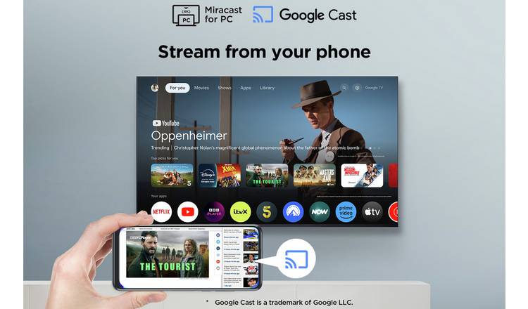 TCL 75 Inch 75V6C-UK Smart 4K UHD HDR LED TV