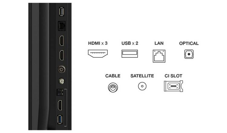 TCL 75 Inch 75V6C-UK Smart 4K UHD HDR LED TV