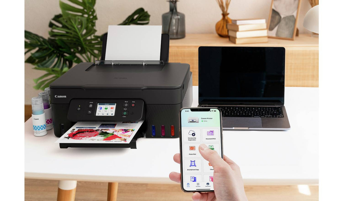 Canon PIXMA G3590 3-in-1 Wireless Inkjet Printer - Black