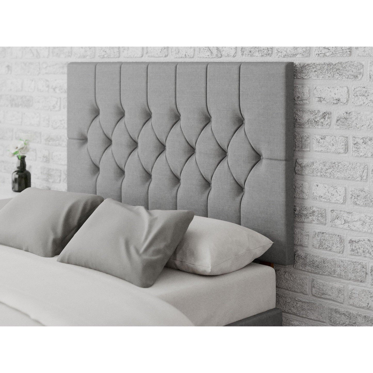 Aspire Olivier 80 cm Headboard, Eire Linen Fabric, Natura
