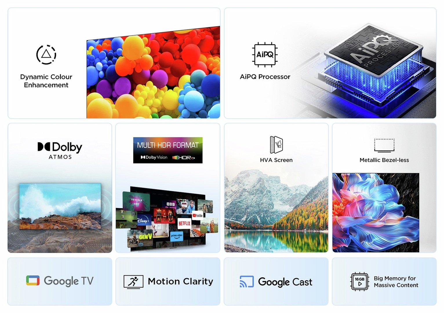 TCL 55 Inch 55P6K Smart 4K UHD HDR DLED TV