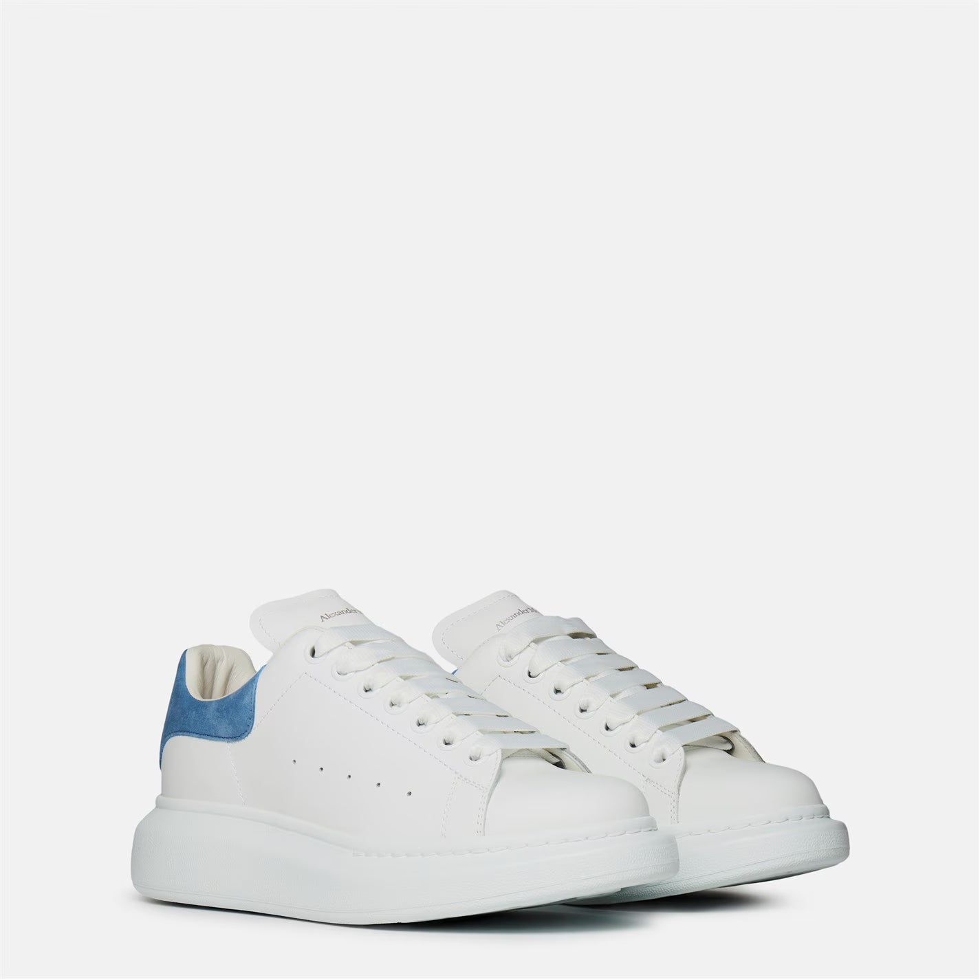 Women's Logo Print Leather Oversized Trainers