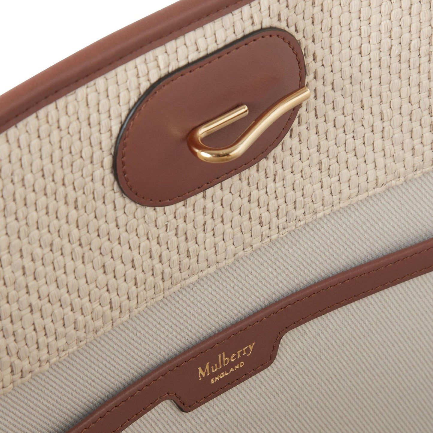 Mulberry Women's Basket Tote Straw Bag