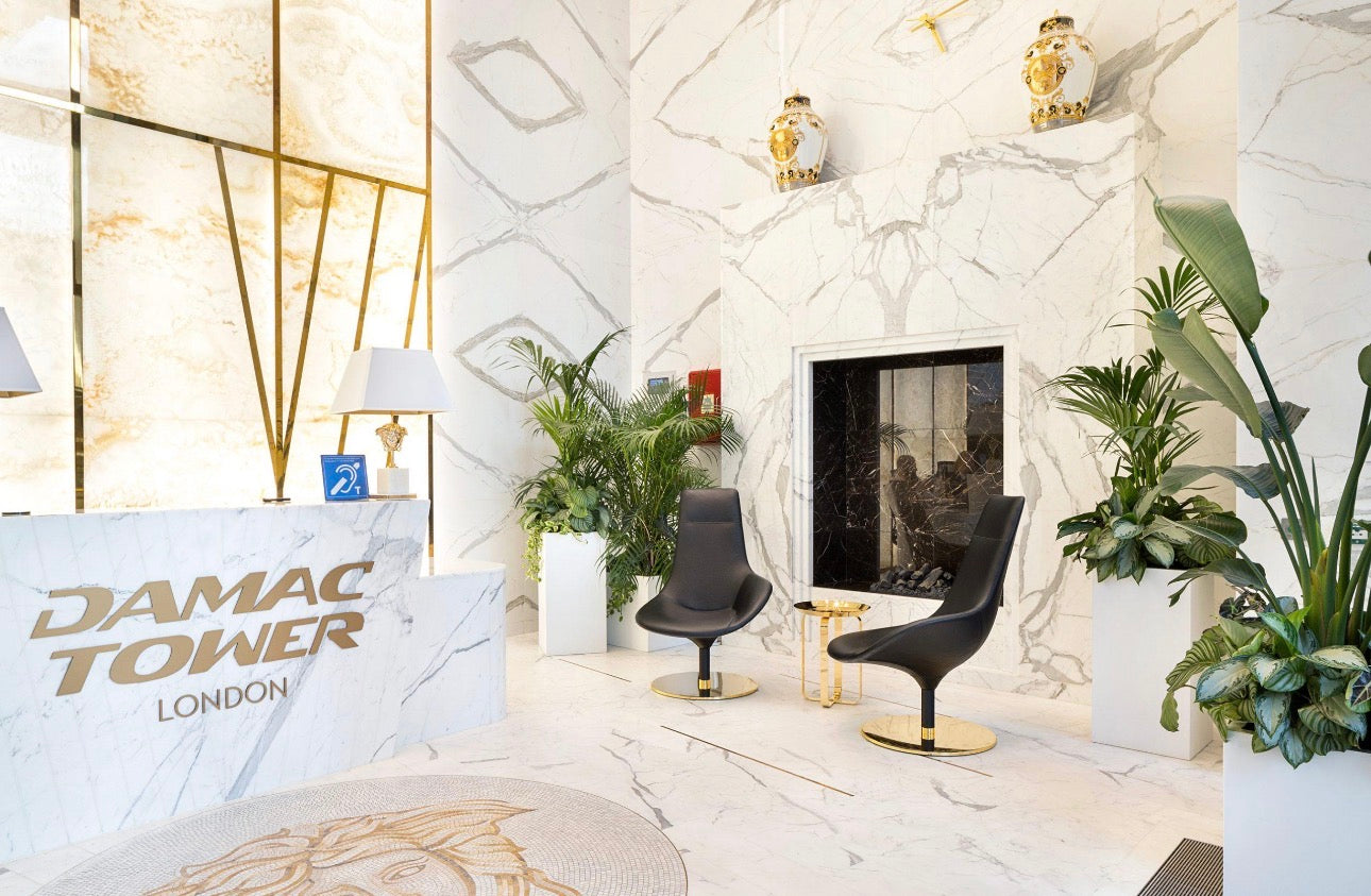 Damac Tower Nine Elms London — Studio - 1-2-3-4 Bedroom Ultra Luxury Apartment — Penthouses — Exclusive Partnership with Versace — Vauxhall London