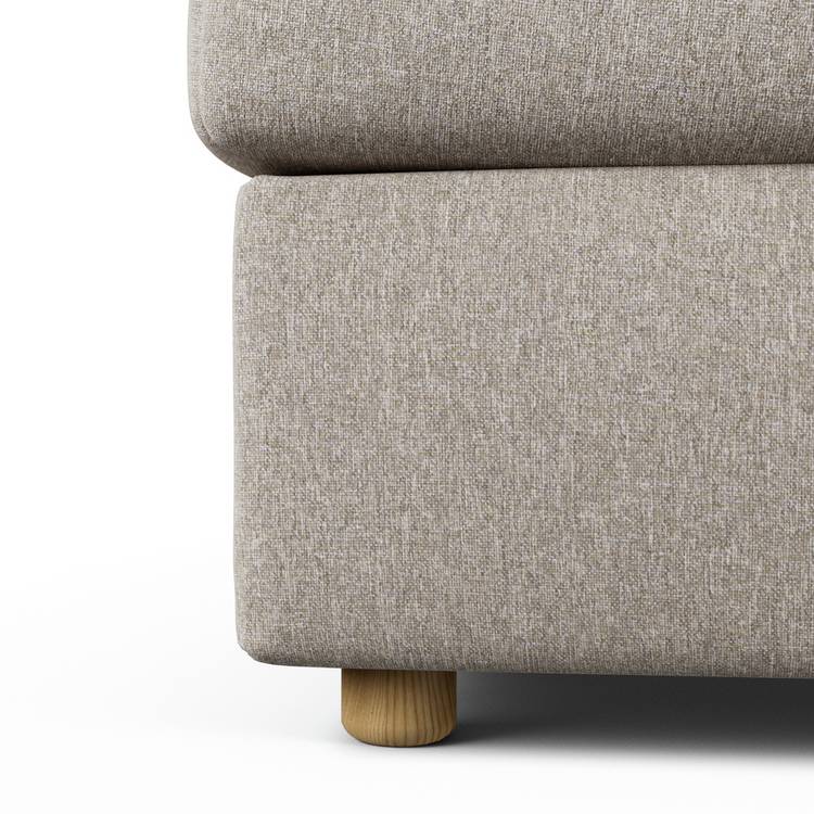 Habitat Holmfirth Fabric 3 Seater Sofa Bed - Natural-Ash Leg