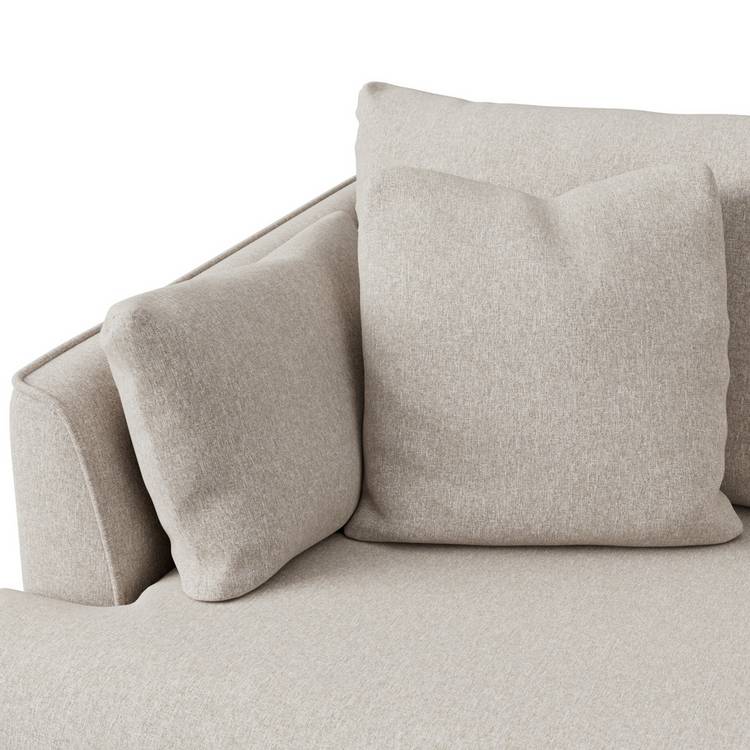 Habitat Holmfirth Fabric 3 Seater Sofa Bed - Natural-Ash Leg