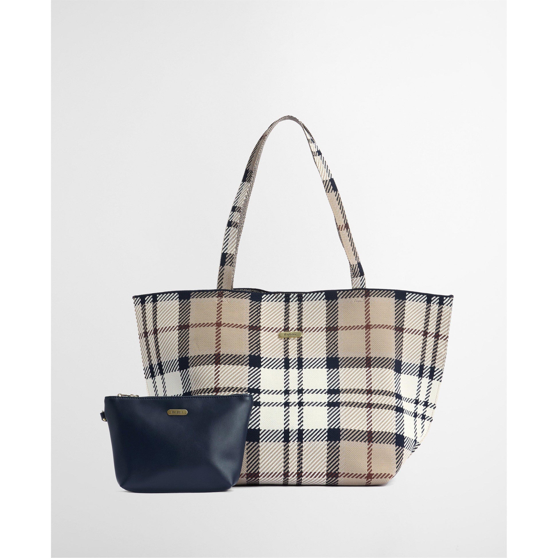 Barbour Womens Layla Tartan Large Tote Bag