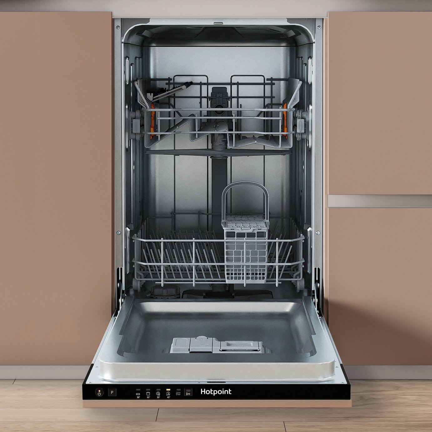 Hotpoint HP2IE10CS80UK Slimline Integrated Dishwasher