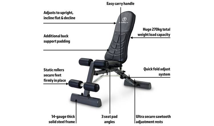 Marcy SB-10100 Multi-Functional Folding Utility Weight Bench