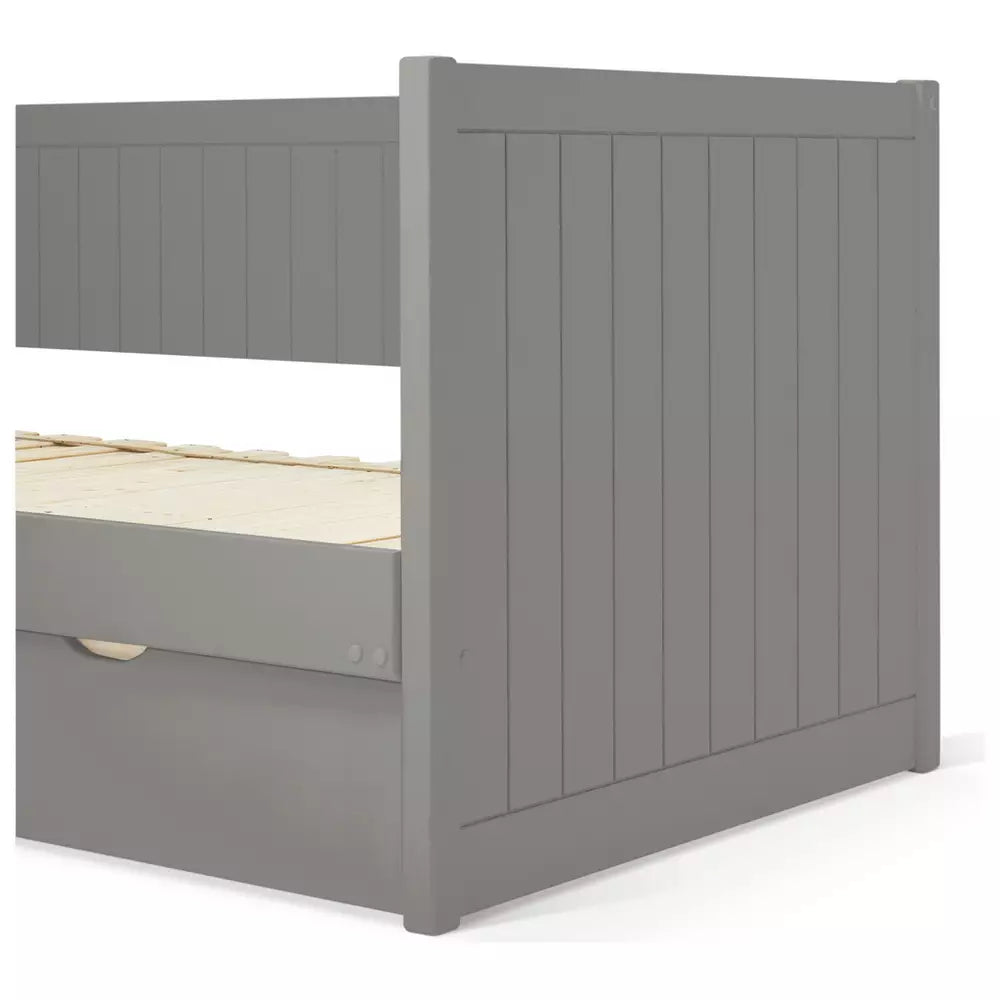 Habitat Axel Trundle Day Bed with 2 Mattresses - Grey