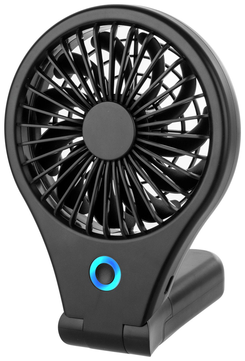 Bush Black Handheld & Foldable Desk Fan - 4 Inch