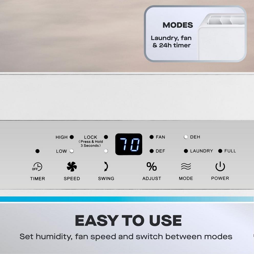 Daewoo Electricals 30L DEHUMIDIFIER