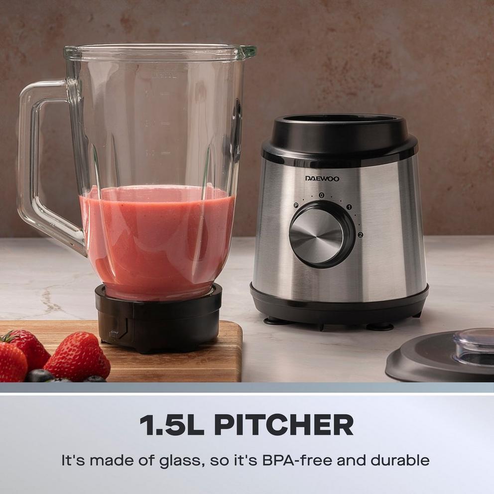 800W STAINLESS STEEL JUG BLENDER & GRINDER