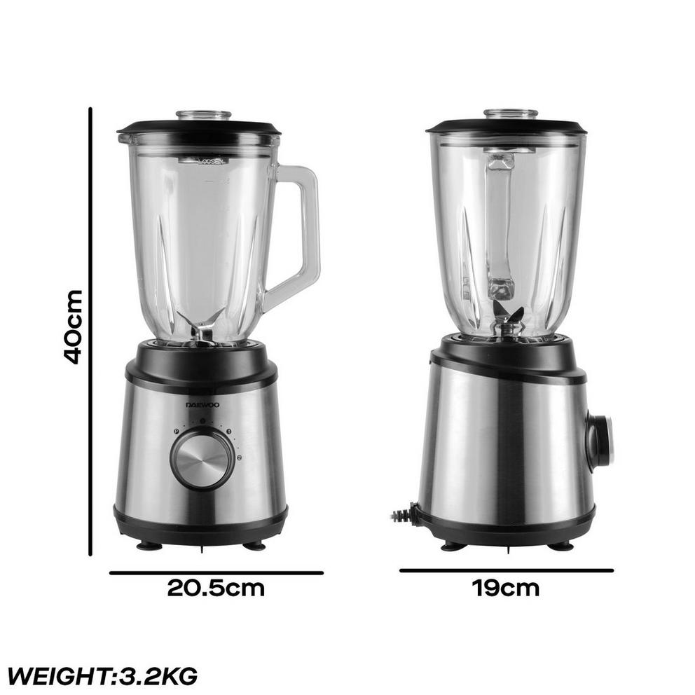 800W STAINLESS STEEL JUG BLENDER & GRINDER
