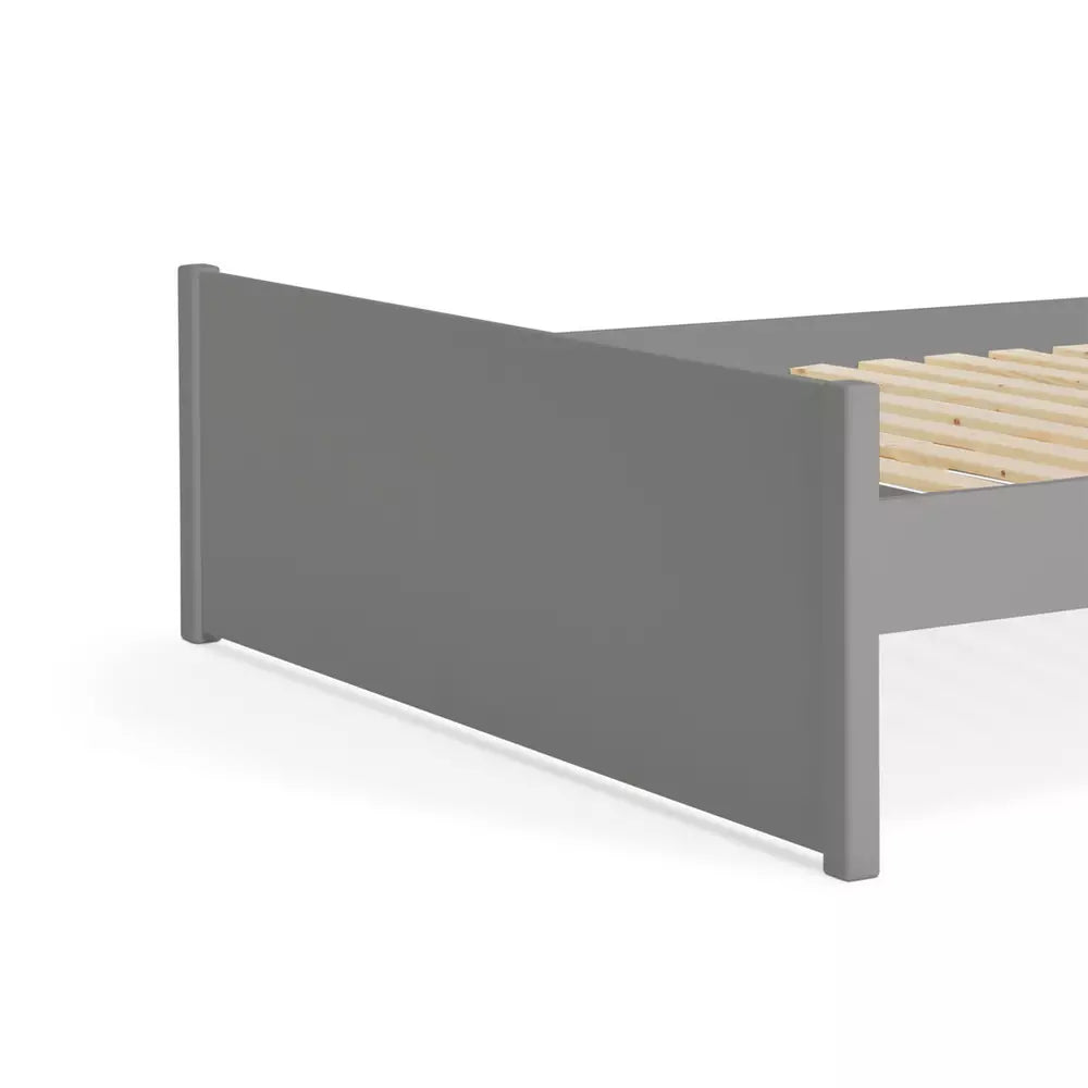 Argos Home Jenson Small Double Wooden Bed Frame - Grey