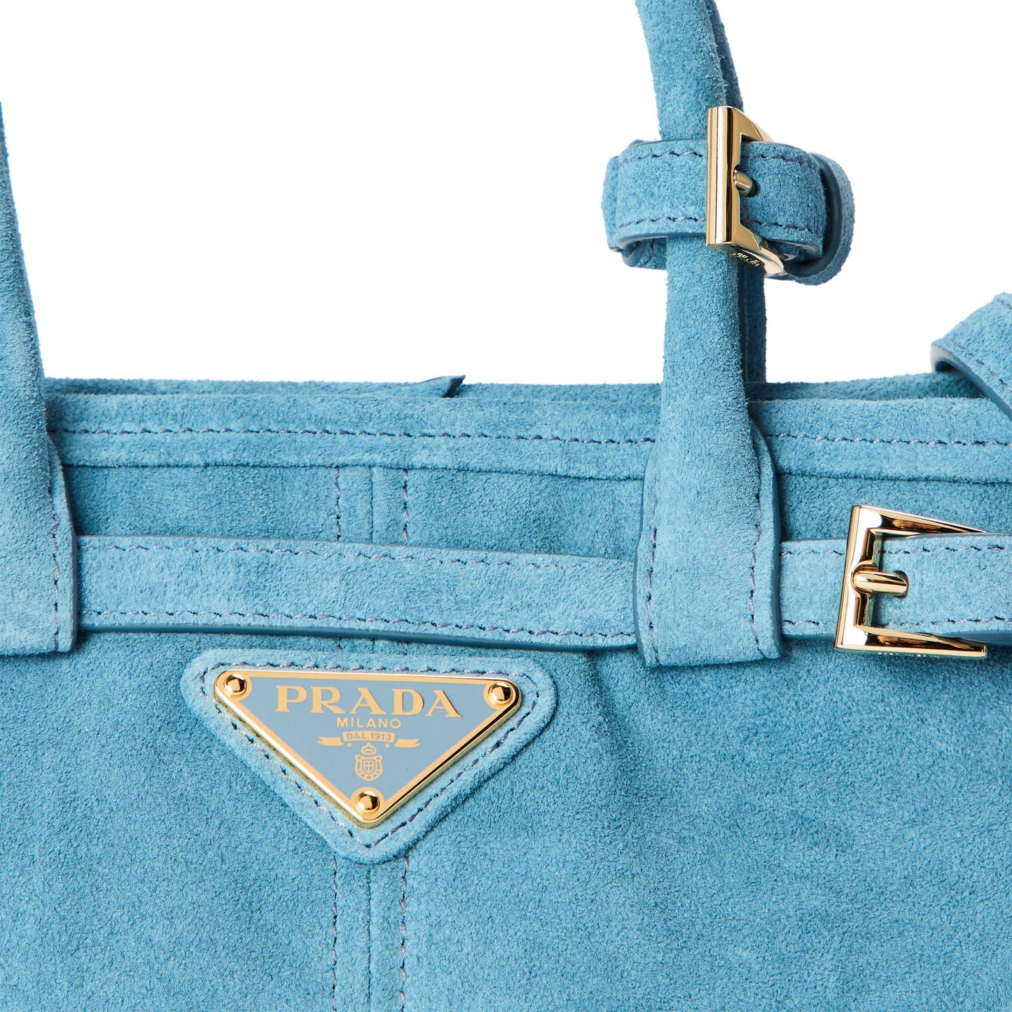 Prada Bonnie Medium Suede Handbag