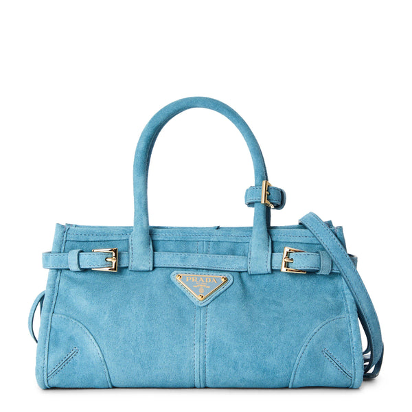 Prada Bonnie Medium Suede Handbag