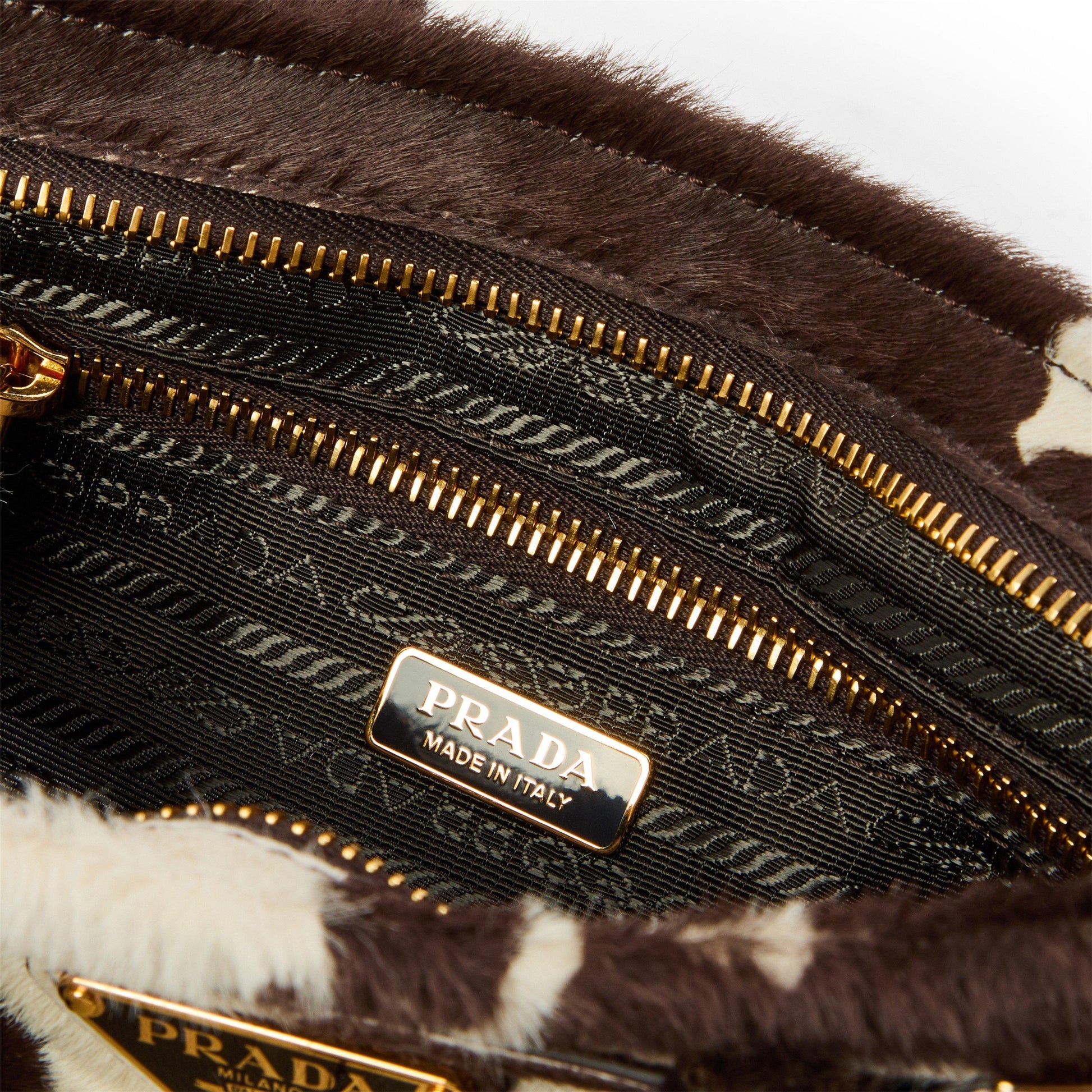 Prada Bonnie mini printed leather handbag