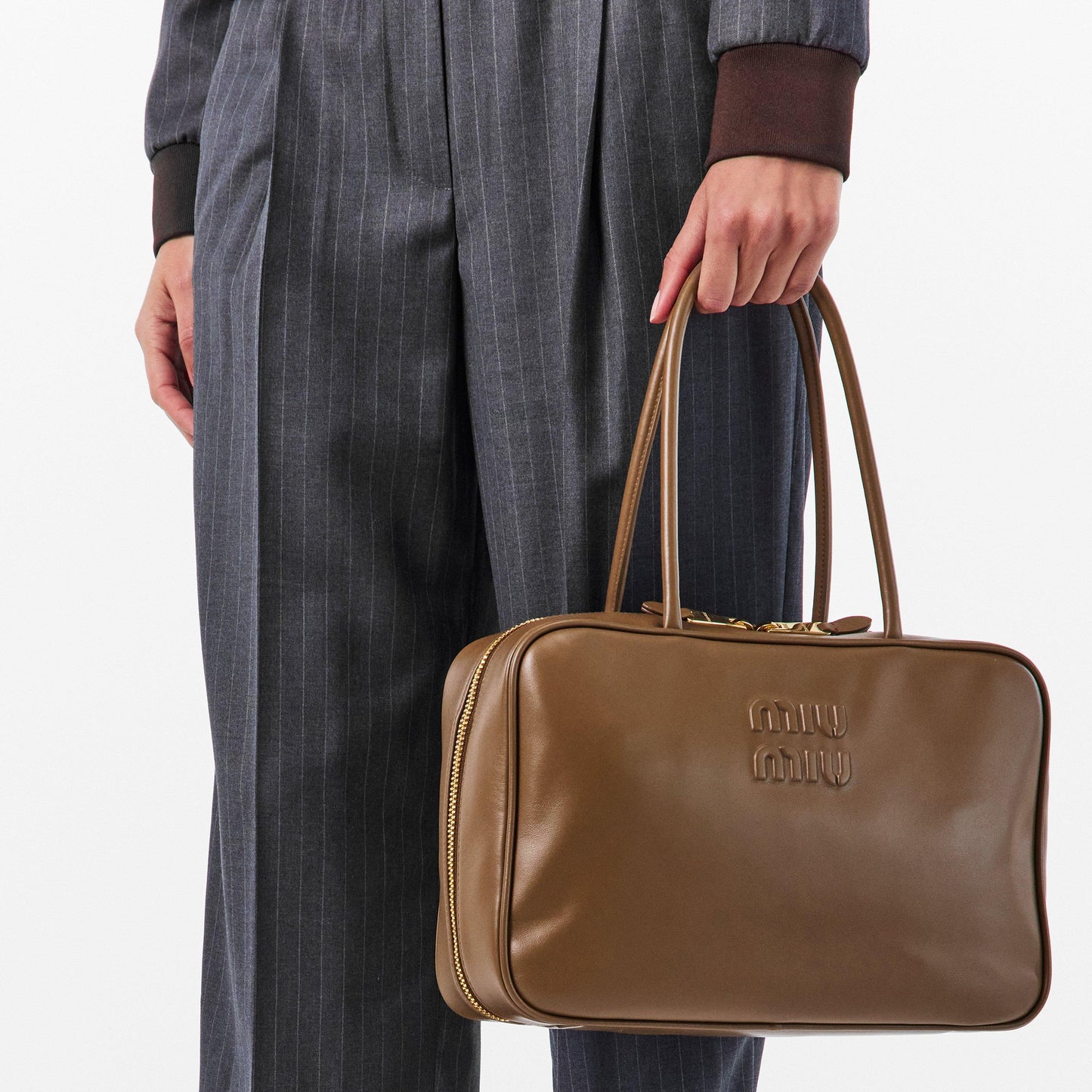 Miu Miu Women's Leather Beau Top Handle Bag