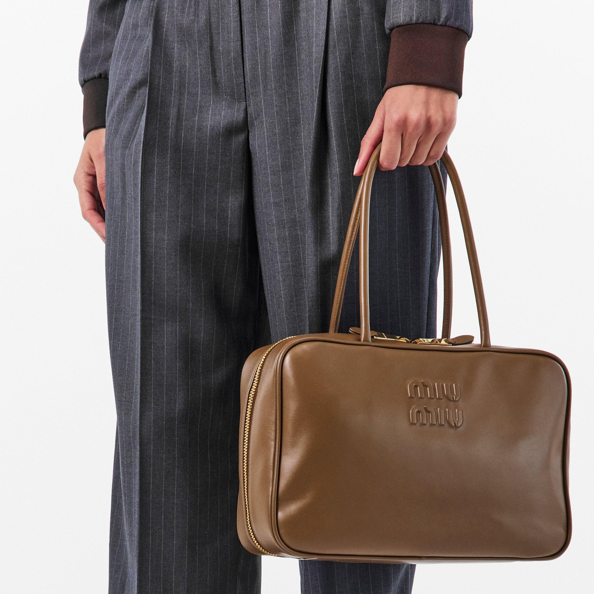 Miu Miu Women's Leather Beau Top Handle Bag