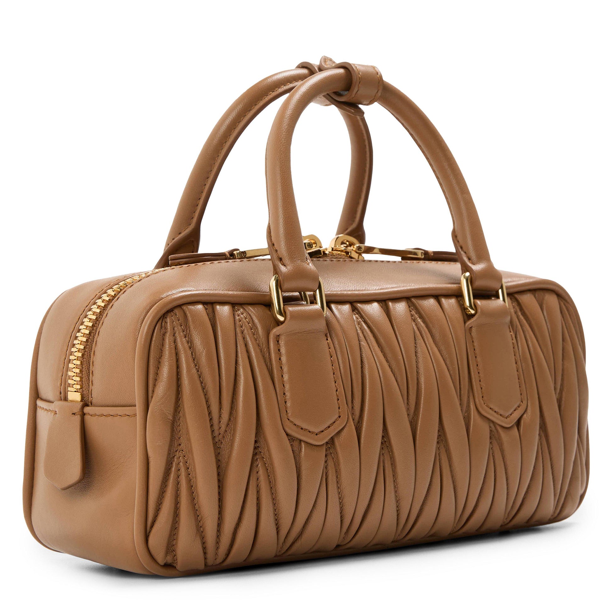 Miu Miu Women's Arcadie Leather Top Handle Bag