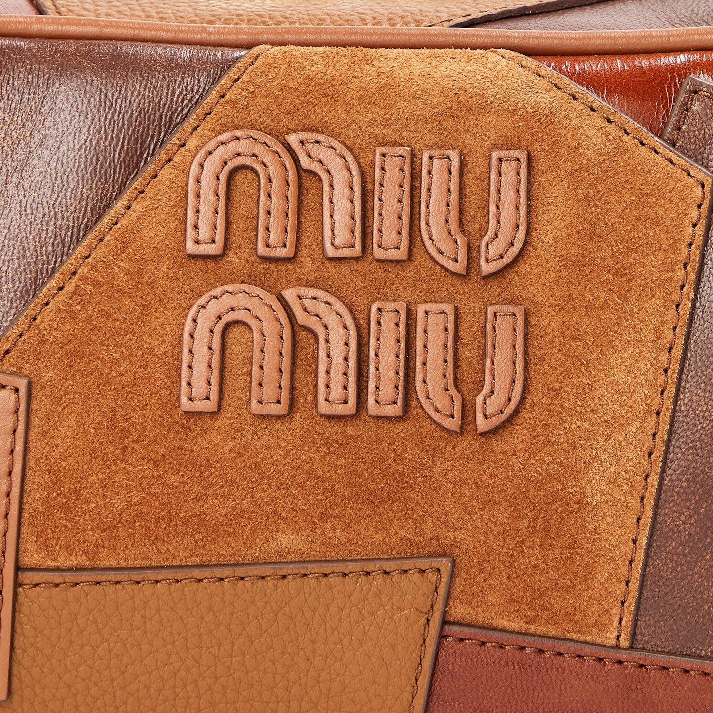 Miu Miu Women's Patch Beau Top Handle Bag