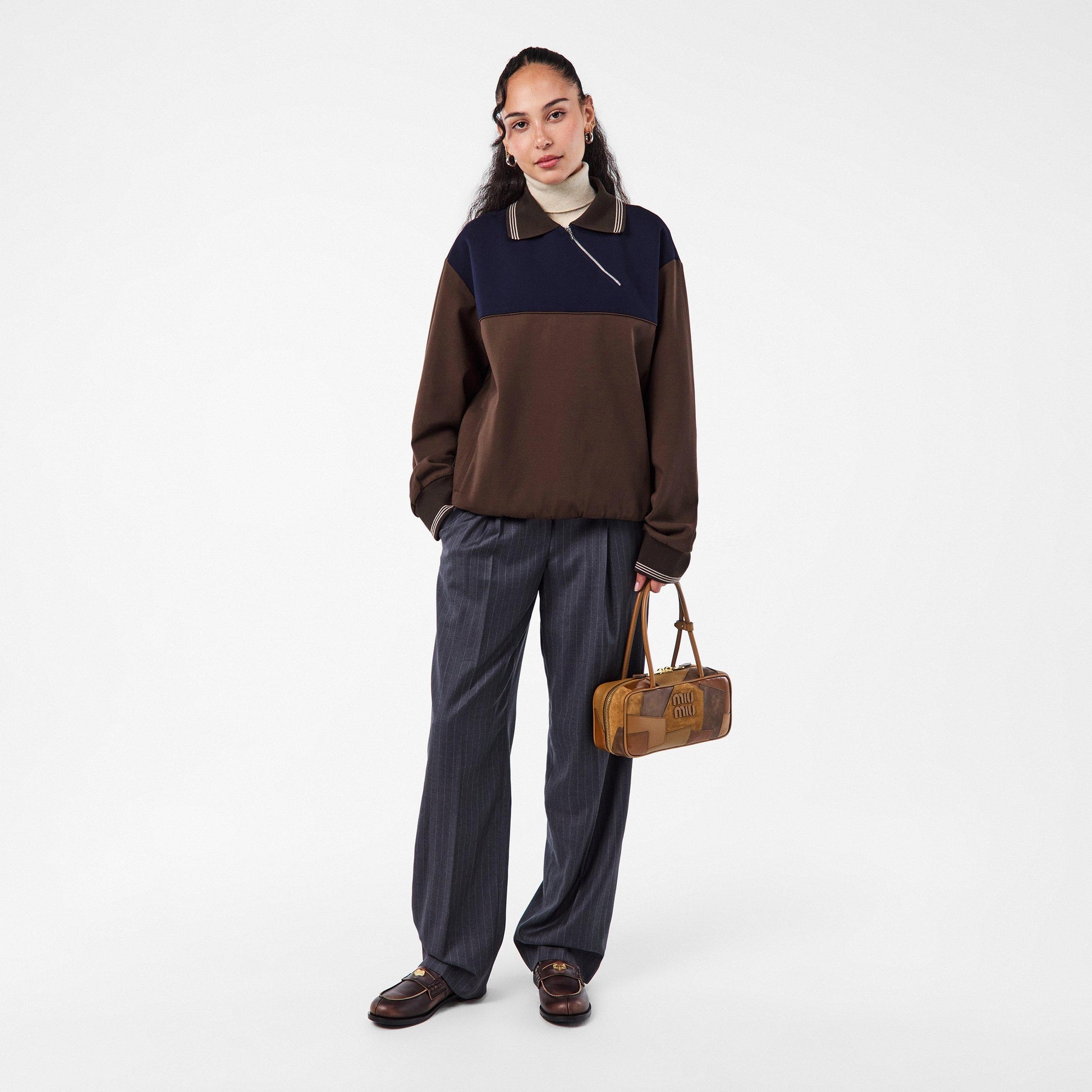 Miu Miu Women's Patch Beau Top Handle Bag