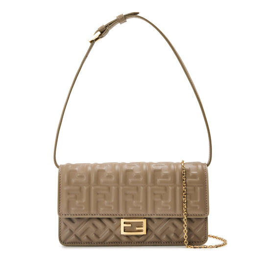 Fendi Womens Leather Baguette