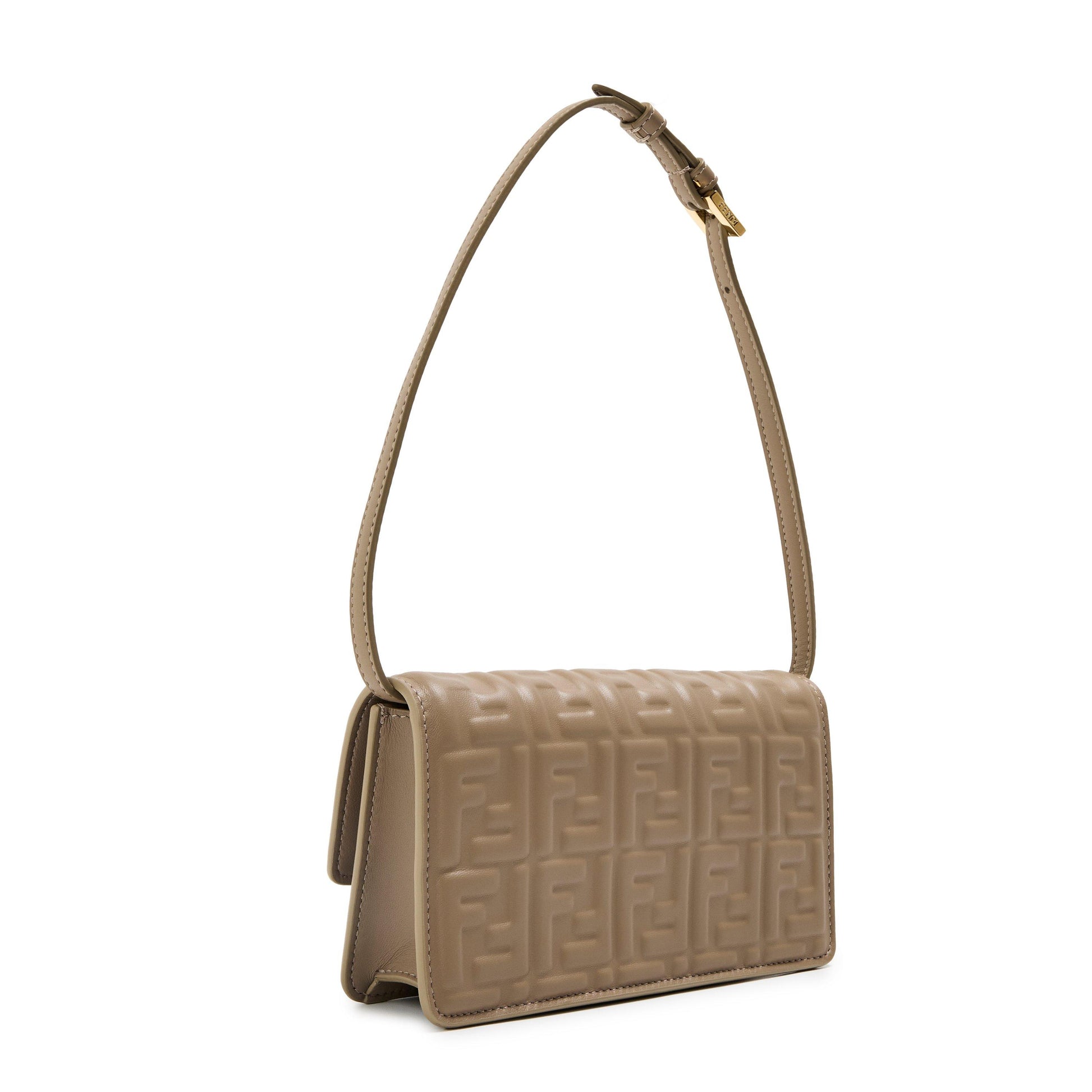 Fendi Womens Leather Baguette