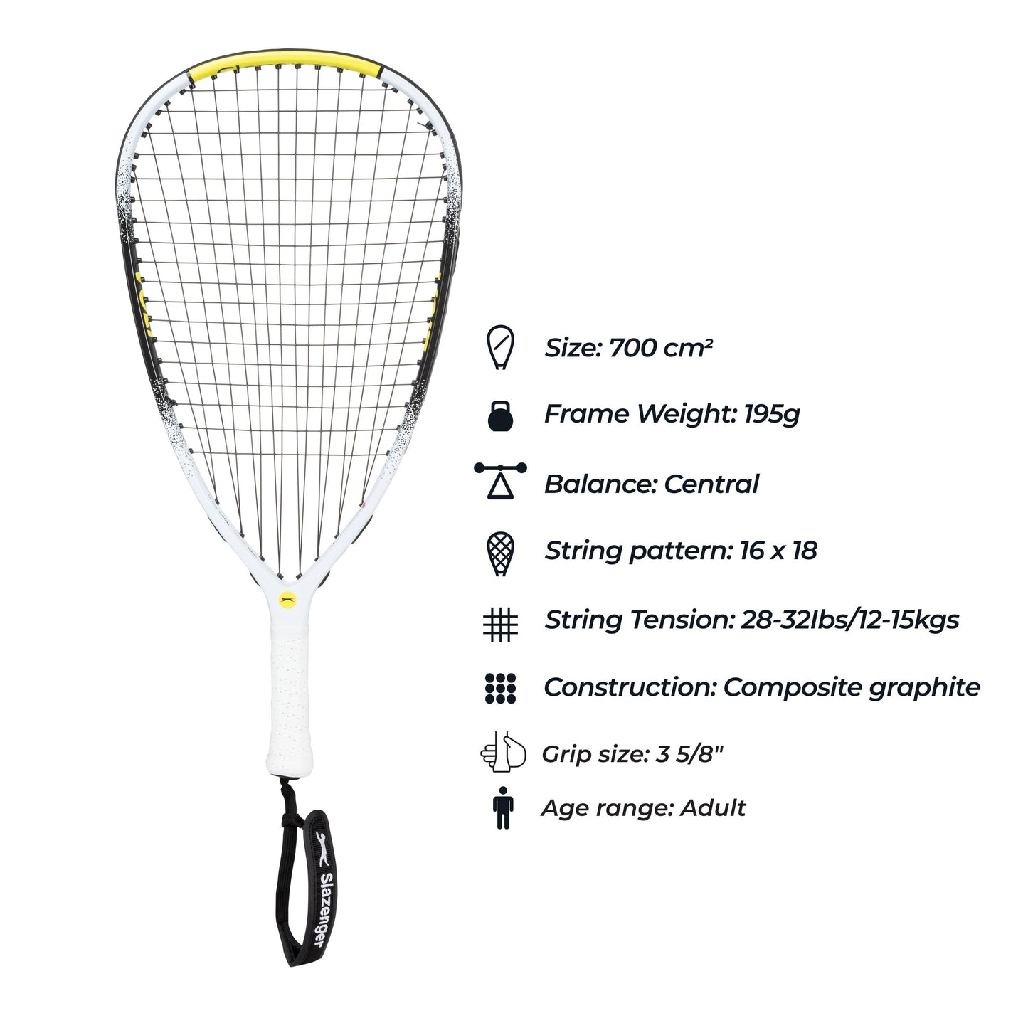 Slazenger Volt Racketball Racket