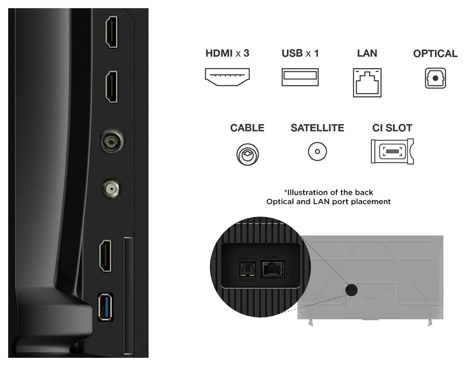 TCL 55 Inch 55V6C-UK Smart 4K UHD HDR LED TV