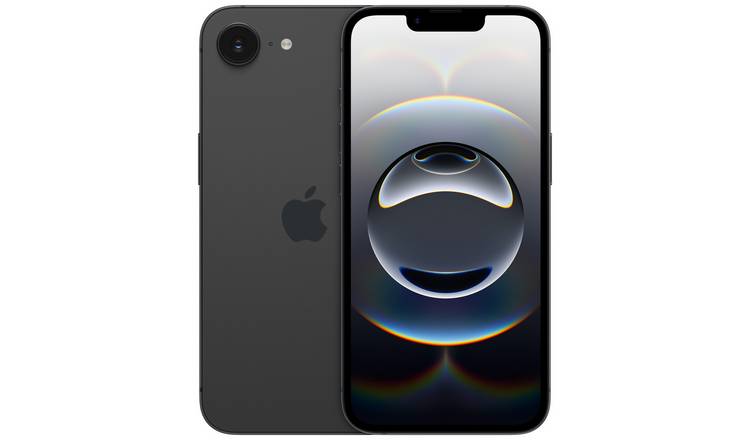 SIM Free iPhone 16e 5G 128GB AI Mobile Phone - Black